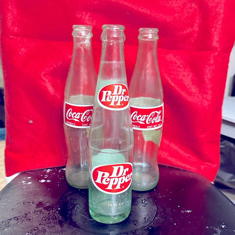 Vintage soda bottles
